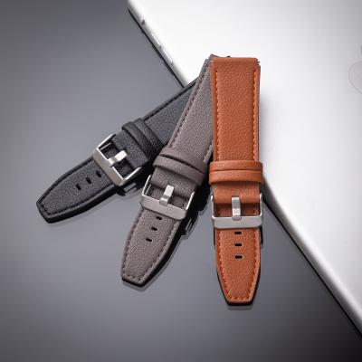 China Huawei GT 2 Pro Watch Band Genuine Leather Strap High Quality Leather Strap With Quick Return Spring Bar for sale