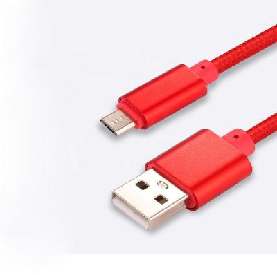 China Etc.electronic Mobile Phone Product Nylon Braided Data Cable For Samsung Micro Usb Cable Charging Usb For Samsung S6 S7 V8 for sale