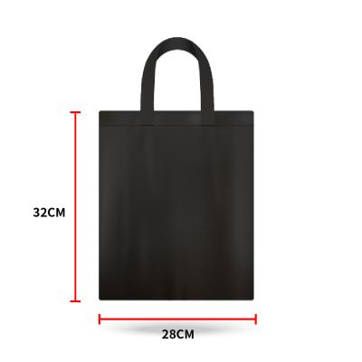 China Cheap Large Capacity Shopping Bag Black Cloth Bag Shopping Shopping Bags for sale