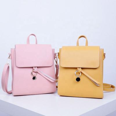 China Waterproof Top 2021 Selling Cheap School Girls Backpack PU Fashion Bag Shoulder Bag Two Favorite Use for sale