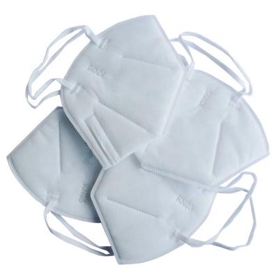 China KN95 Comfortable Disposable Nonwoven Folding Half Face Mask Tapabocas Cubrebocas 5 Capas for sale