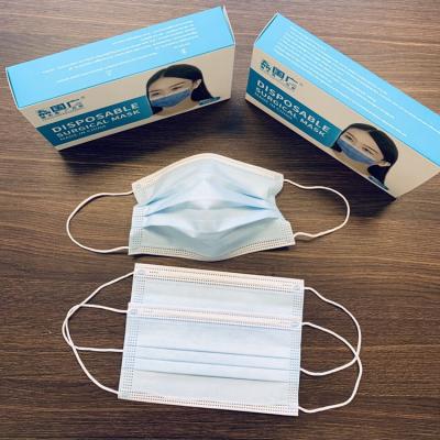 China Personal Care 3-Layers Face Masks New Product Disposable Medical Blue Masker Protective Masks Mascarillas for sale