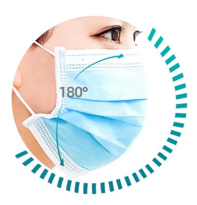 China New Medical Surgical Use Face Masks Masker 3ply Daily Disposable Nonwoven Face Mask for sale