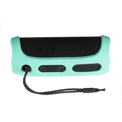 China Professionally made silicone speaker case with carabiner bumper and shoulder strap case for jbl flip4 for sale