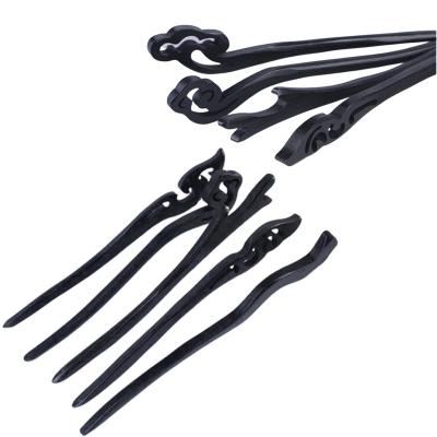 China China Women Black Wooden Antique Handmade Ebony Wood Hairpin Hair Accessories Simple Hair Stick Hair Stick Chopsticks for sale