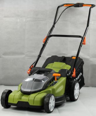 China New Antistall 36V Battery Operated Electric Lawn Mower Electric Grass Cutting 38cm for sale