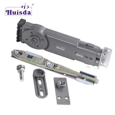 China Modern Iron&Wooden Door Transom Overhead Concealed Door Closer Two Way Open Hydraulic Door Closer Floor Spring Hinge With Hold Open for sale