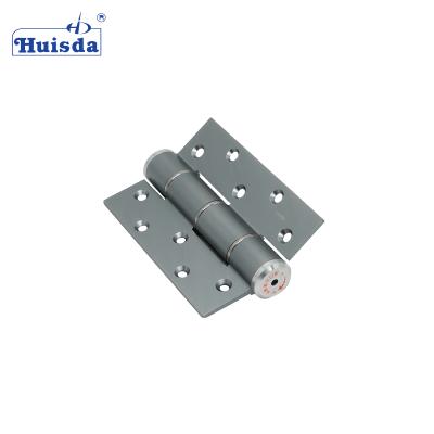 China Modern Wood Door Concealed Hydraulic Gear Adjustable Soft Closing Door Hinge With Hold Open 5 Inches In Gray for sale