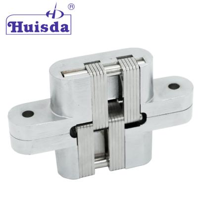 China Huisda Modern 50kg Load Capacity Special Italy Metal Flow Door Invisible Hinges Concealed/Hidden Door Hinges For Door/UPVC Wooden Door for sale