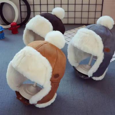 China Fashion\new comfortable years-2 months\durable autumn and winter children's baby boy Lei Feng hat girl plush hat 6 years for sale