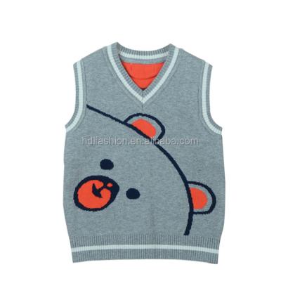 China Anti-Shrink Children Knit Vest Pattern Child Sweater Japan Sleeveless Baby Clothes for sale