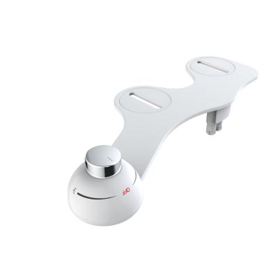 China Easy Installation Single Manual Water Bidet With Dual Nozzles For Toilet Attachment Shower Sprayer EB5401 for sale