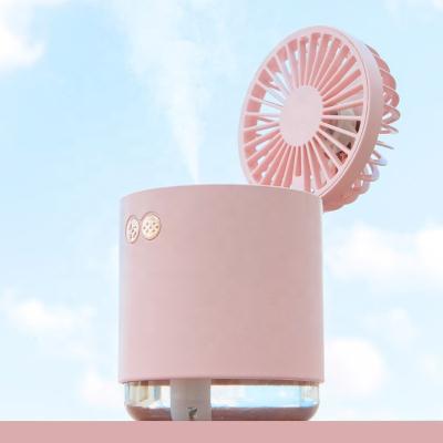 China Portable USB Humidifier Air Conditioner Cooler Fan Wifi Fan Air Humidifier Best Ultrasonic Cooler Wireless Warm Cool Mist Humidifiers for sale