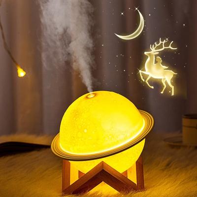 China Best Moon Car Humidifier USB Air Humidifiers Smart Car Ultrasonic Aroma Purifier Cool Mist Humidifier for sale