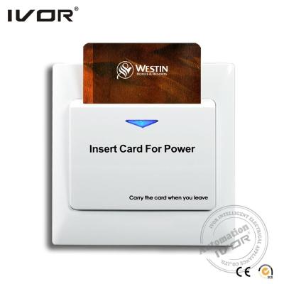 China Insert Card To Power Active Hotel Room Switch Lock Hotel Energy Saver Energy Saver Switches for sale