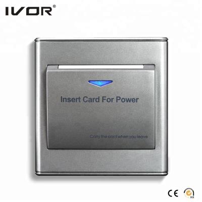 China Insert card to active room power hotel room 220V any type of electricity power wall switch card for sale