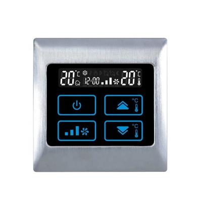 China Modern Smart Home HVAC Digital Touch Screen Thermostat Temperature Controller for sale