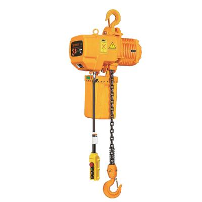 China Hotels 3 Ton Elevator Machine Electric Chain Hoist For Machine Shop for sale