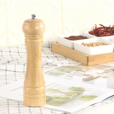 China Viable In Common Universal Kitchen Accessories Salt Pepper Bottle Wooden Grinder for sale