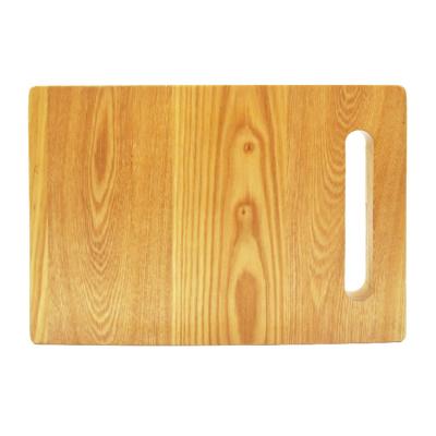 China Eco - Friendly Natural Wood Sustainable Large Cutting Board Cutting Plates With Handle for sale