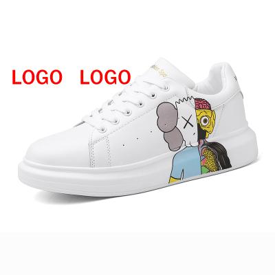 China CUSHIONING Customizable High Quality Classic Sneakers Skateboard LOGO Print Women Sneakers Spring Image Summer Flat Shoes Ship Customized for sale