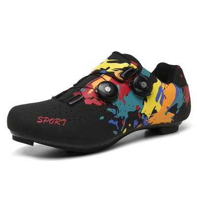 China Lightweight Carbon Fiber Bicycle Shoes MTB Sports Self-locking Professional Women Cycling Self-locking Shoes Mountain-Bike Mtb TIEBAO for sale