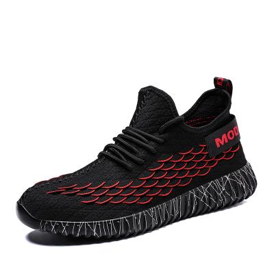 China Hot Sale Fashion Shock-absorbent Chunky Shoes Walking Men's Running Shoes Woven Woven Sneakers for sale