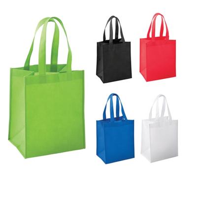 China Logo Black Color Reusable Grocery Custom Made Wholesale Eco Friendly Shopping Blank Plain Non Woven Tote Bag for sale