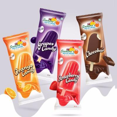 China Wholesale Custom Moisture Proof Printed Logo Size Biodegradable Plastic Ice Cream Packet Popsicle Bags for sale