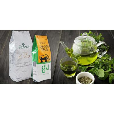 China Food Standard OEM Manufacturer Wholesale Private Label/Strong Sealing/Perfect Printing Custom Design Printed Empty Aluminum Foil Tea Packaging Bag for sale