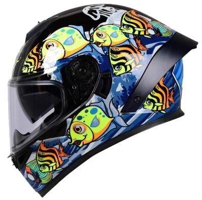 China Popular new design full face helmets for Motorcycle DOT certificate flip up helmet for sale