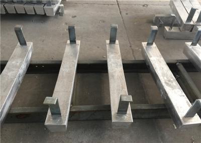 China Aluminum sacrificial anode for jetty piles pier content Al-Zn-In alloy for sale