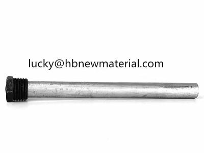 China 3/4 NPT X 20.62 Az31b Magnesium Anode Rod , Extruded Water Heater Anode for sale