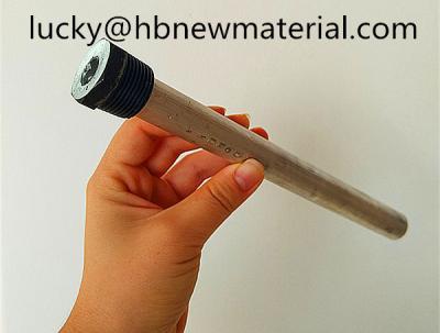 China Magnesium Sacrificial Water Heater Anode Rod AZ31 Casting Metal Parts for sale