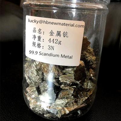 China High Purity Scandium Metal Applied In Various Superalloys for sale