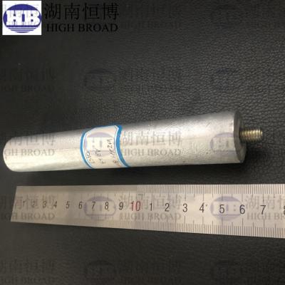 China ASTM Standard Zinc Sacrificial Anode For Steel Underground Construction Anti Corrosion Cathodic for sale