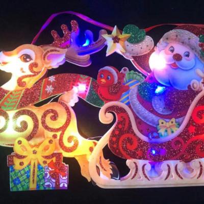 China Christmas Party Decoation 2022 Hot Custom Christmas Letter Lamp Decorative Pendant for sale