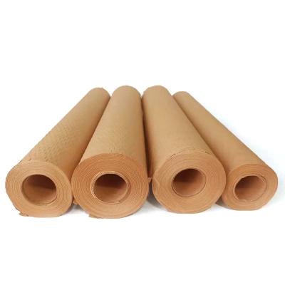 China New Honeycomb Cosmetics Stretch Kraft Paper Buffer Logistics Scratch Proof Wrapping Paper for sale