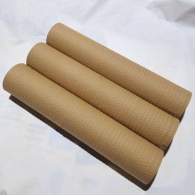 China Lightweight Honeycomb Bubble Roll , 3D Honeycomb Kraft Paper Roll Wrapping Damping Paper for sale