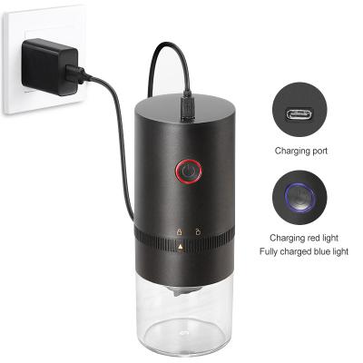 China Amazon Portable 1250mah Hot USB Bean Coffee Grinder Machine Electric Handheld Rechargeable for sale