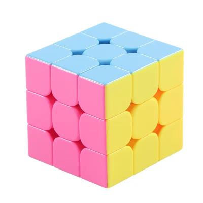 China Playing 3x3x3 Speed ​​Cube Puzzle High Bright Little Pink for sale