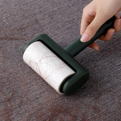 China Wholesale High Quality Eco-friendly Fiber Hair Sticky Power Cleaning Roller Clothes Clean Brush Pet Hair Cleaning Adhesive Roller for sale