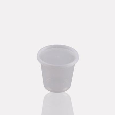 China No Soup 24oz Plastic Cup Disposable Round Soup Container With Lid for sale