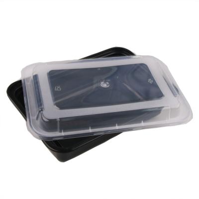 China Wholesale Disposable Storage Microwavable pp Container Plastic Food Bento Fast Food Lunch Box for sale