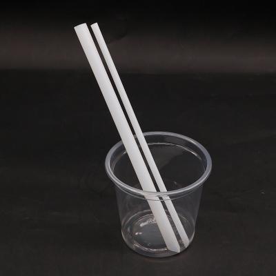 China Minimalist 12*210 Disposable PLA Drink and Milk Tea Straws for sale