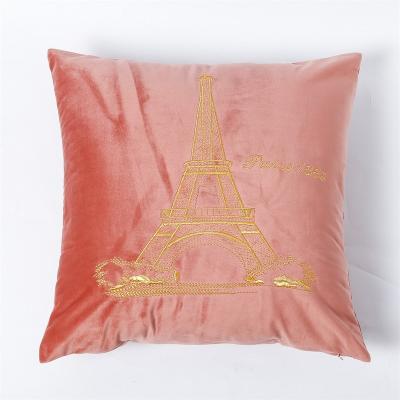 China Anti-static Super Soft Peach Pillow Cushion Cover Home Leather Sofa Clamping Pillow for sale