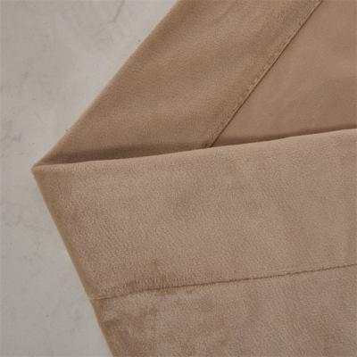 China Wholesale Fire Retardant Classic Velvet Living Room Soft Luxurious Grommet Curtains Living Room for sale