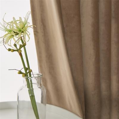 China European and American style high quality fireproof royal velvet bedroom curtains made in China for sale