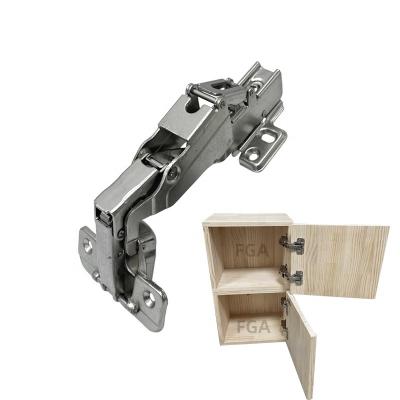 China Modern 165 Degree Slide-on Hinge For Corner Cabinet Furniture Wide Angle Hydraulic Hinges for sale