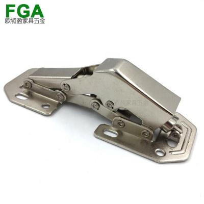 China 90 Degree Modern Soft Narrow Deck Frog Sideboard Door Spring Hidden Hinges for sale